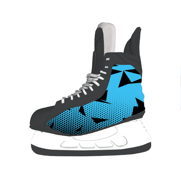 Hockey Skateskin Blue Diamond